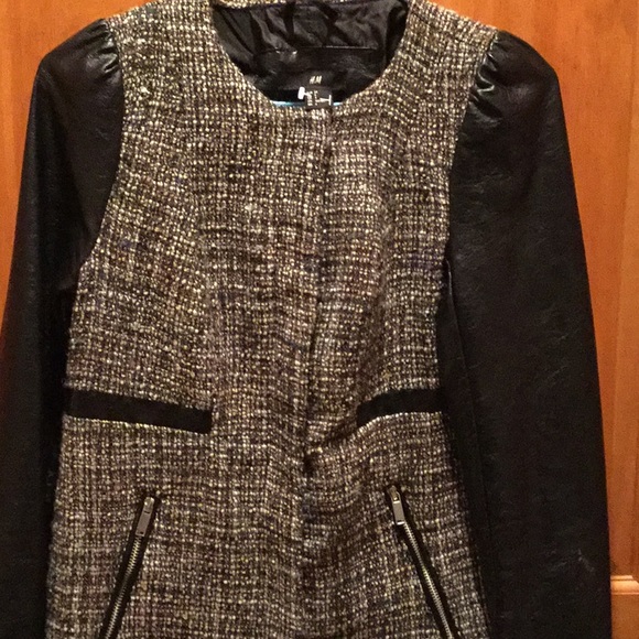 Med warm H&M coat size 4 (12%wool) - Picture 3 of 6